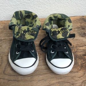 Converse camo all star hightop & low top junior 12